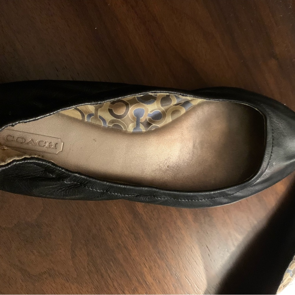 Coach Ballet Leather Flats 🌹